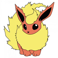 Nažehlovačka Flareon