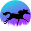 Hrnek kůň silueta č.2 - Druh hrnečku: zelený