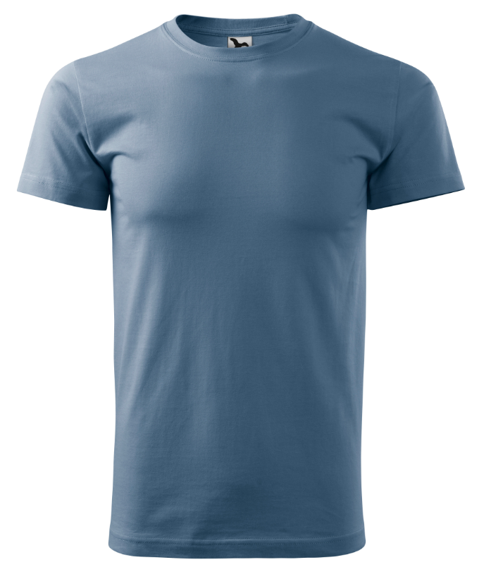 Triko s Vlastním potiskem - UNISEX 200g/m2 - Velikost trička: S, Barva trička: 60 - denim