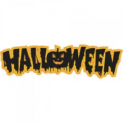 Nažehlovačka Nápis Halloween