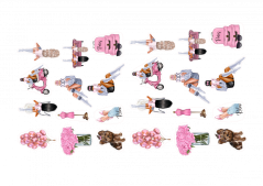 Samolepky fashion