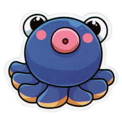 Voděodolná samolepka chobotnička 3